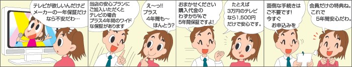 延長保証について
